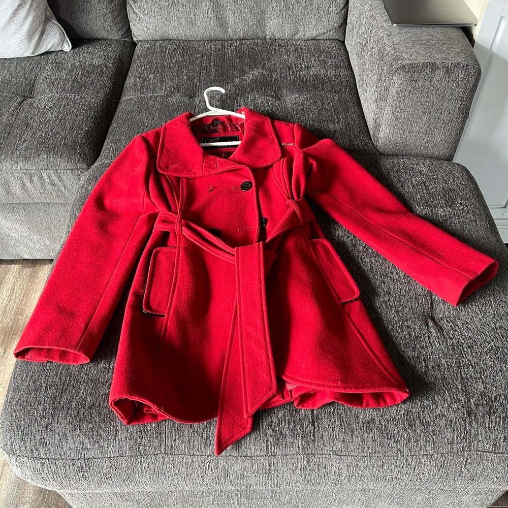Women’s red coat